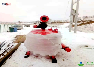 砂石過濾器雪中留影